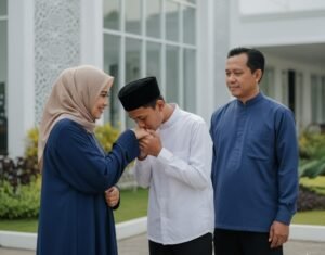 Sikap hormat santri di hadapan kedua orang tua